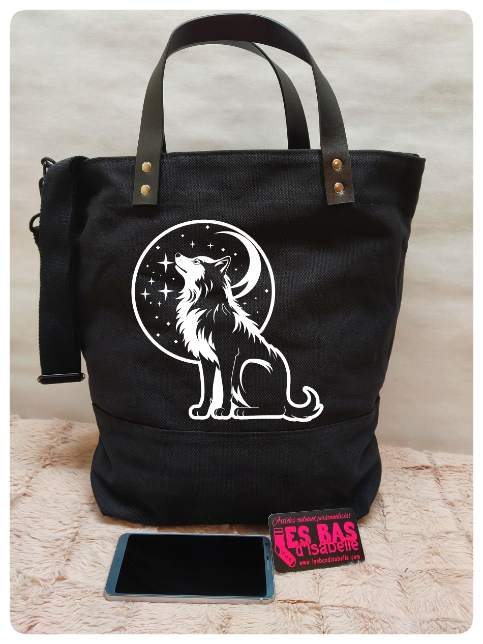 WOLF AND THE MOON BAG