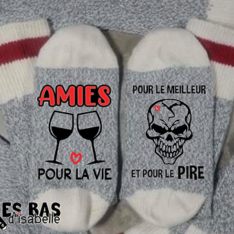 AMIES POUR LA VIE POUR LE MEILLEUR ET POUR LE PIRE - lesbasdisabelle.com