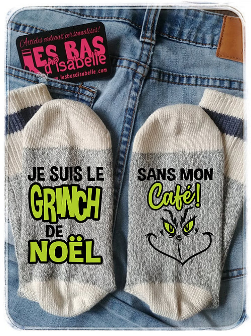 JE SUIS LE GRINCH DE NOEL SANS MON CAFÉ! - lesbasdisabelle.com